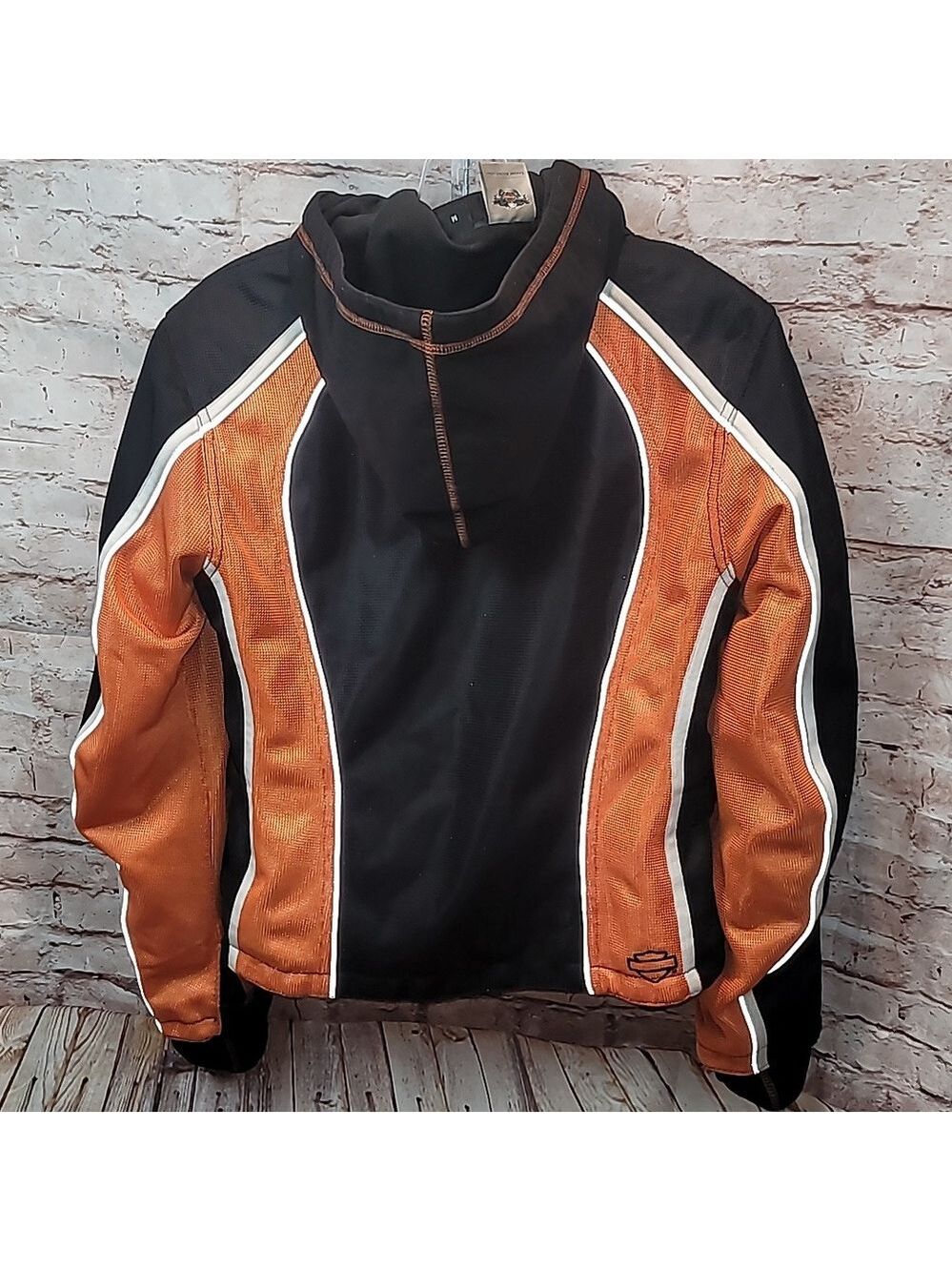 Harley davidson riding jacket with hood women's medium - Picture 4 of 6